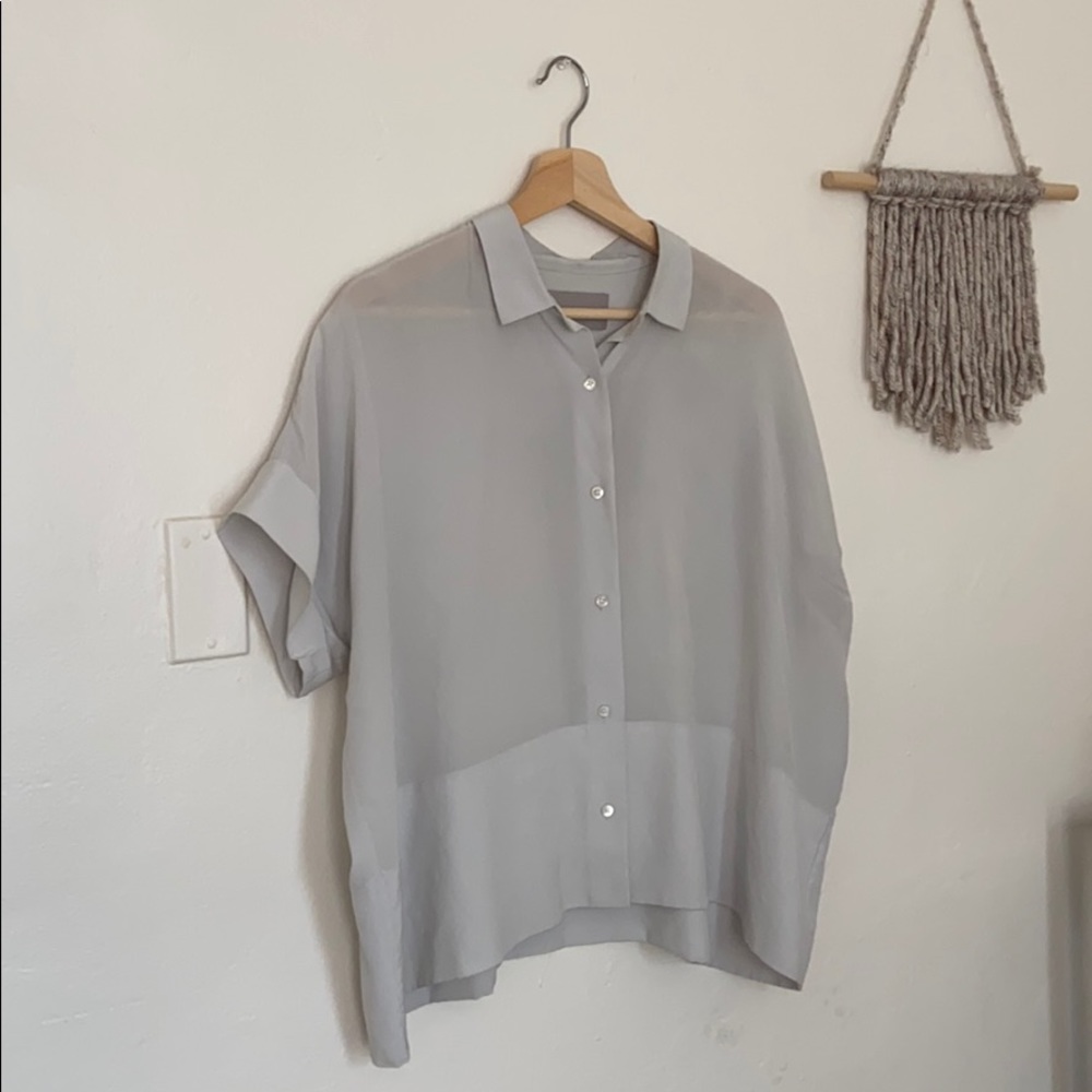 Everlane Square Silk Shirt